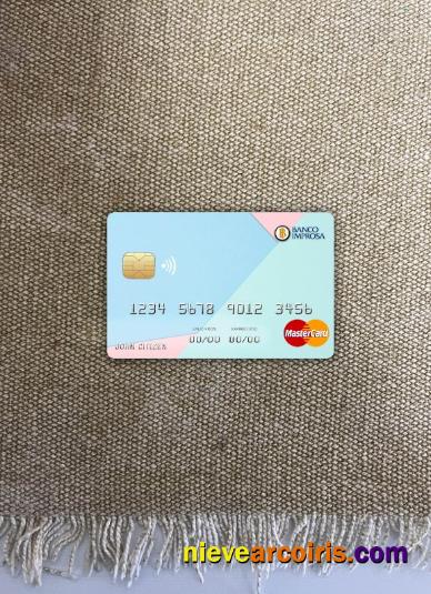 Costa Rica Improsa bank mastercard photolook